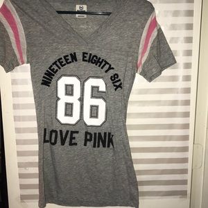 Jersey-Style Victoria’s Secret PINK T-Shirt